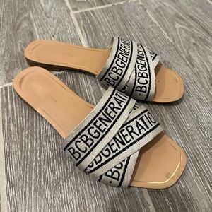 BCBG Sandals with Logo size 9
